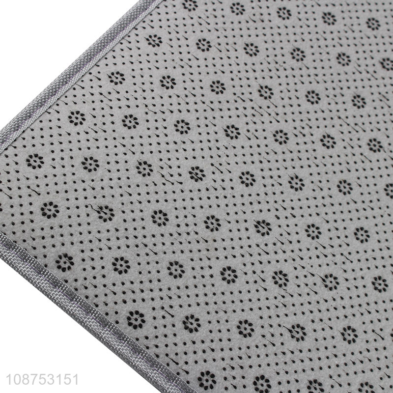 Hot product soft water absorbent non-slip bath carpet bathroom mat