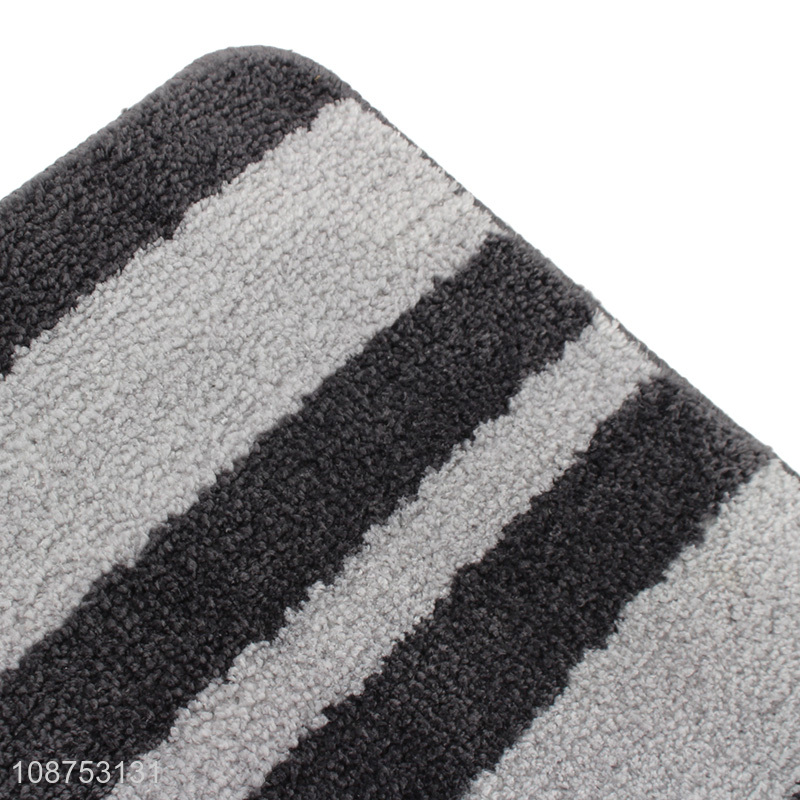 Factory supply non-slip water absorbent bath mat bathroom rug