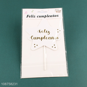 China wholesale paper <em>birthday</em> cake candle for party supplies