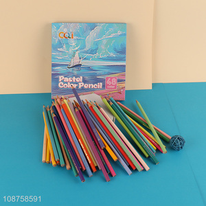 Wholesale 48 colors pastel colored pencils sketch drawing pencils