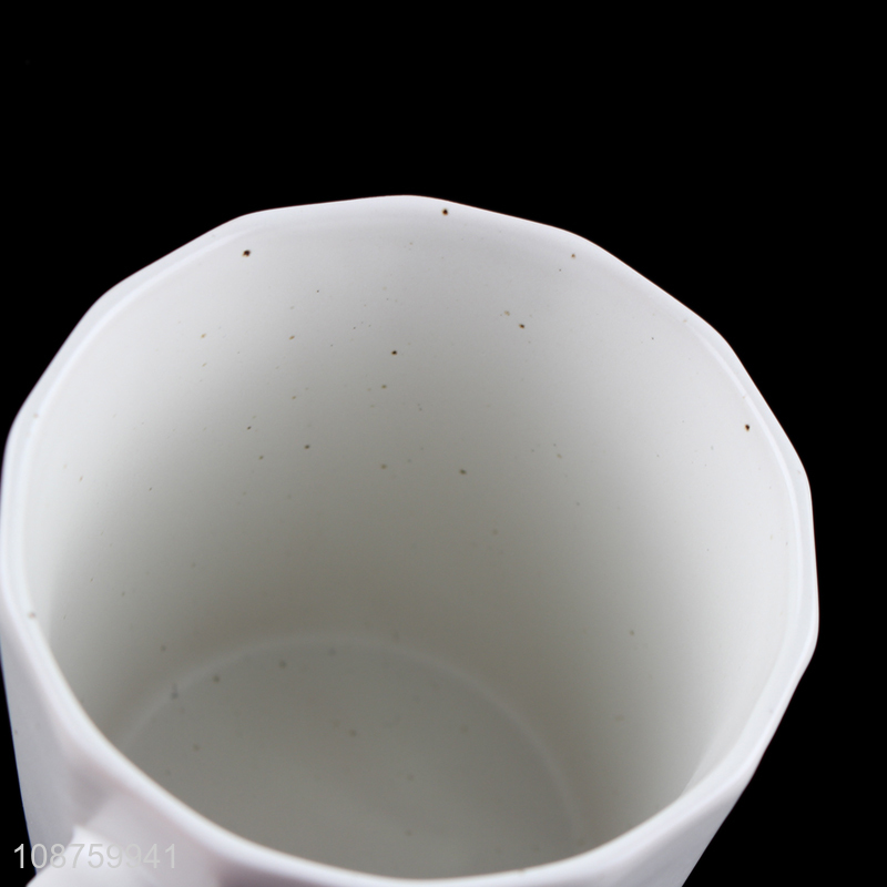Best selling ceramic home water cup coffee cup with handle