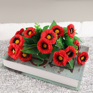 Wholesale 6 heads 18 flowers <em>artificial</em> <em>flower</em> for home farmhouse decor