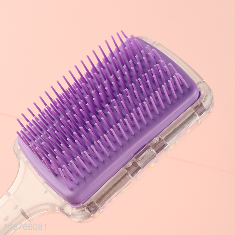New arrival plastic detangling comb hairbrush