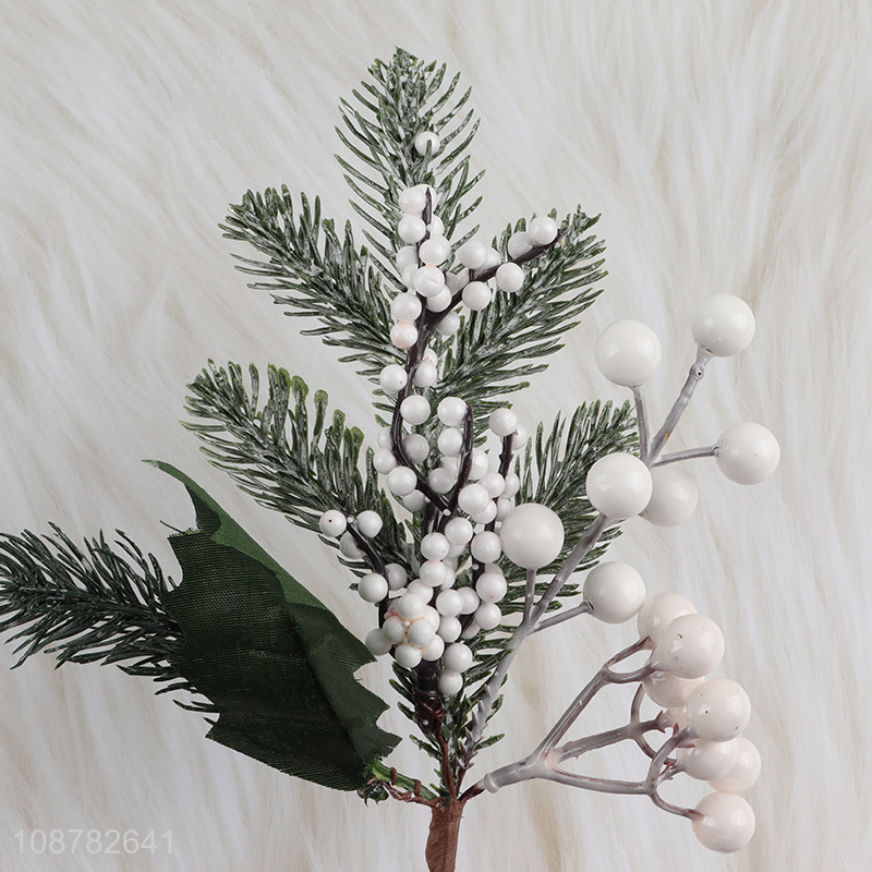 Factory price artificial Christmas picks for decoration