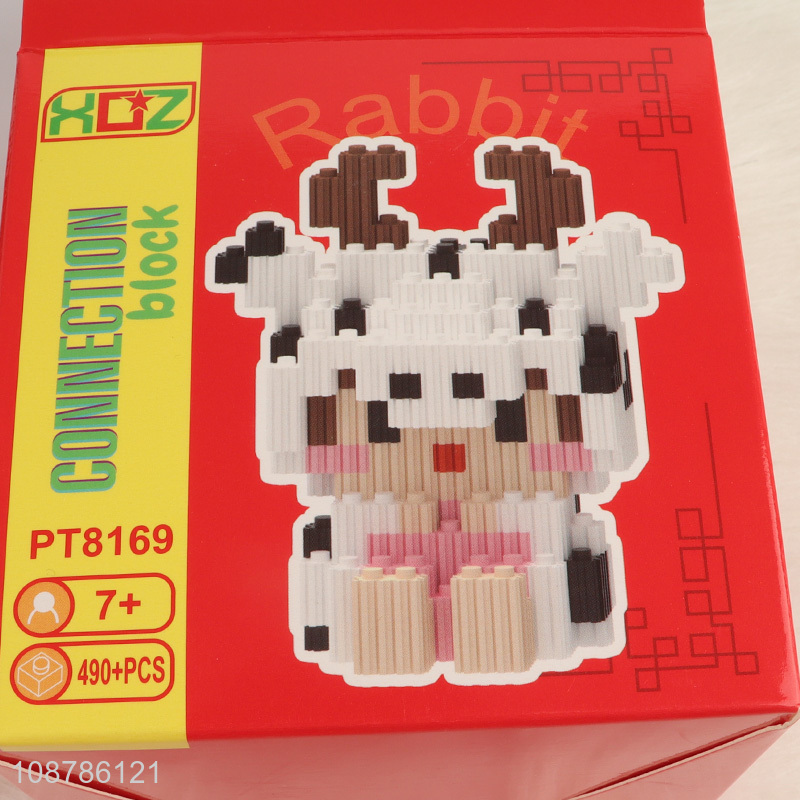 Hot Selling Chinese Zodiac Building Blocks Ox Building Toys