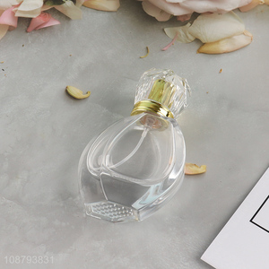 Latest design empty glass perfume bottle