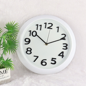 Hot selling simple silent wall clock for school classroom