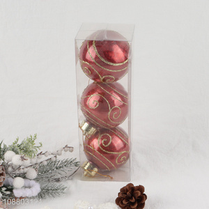 Popular products 3pcs christmas hanging ornaments christmas ball