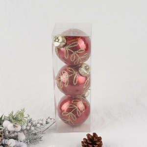 China wholesale 3pcs xmas tree decoration christmas ball