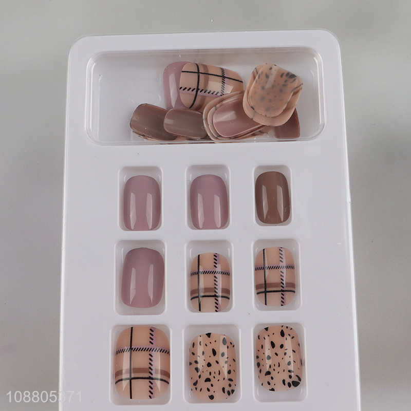 New arrival women natural fake nail for nail decoration