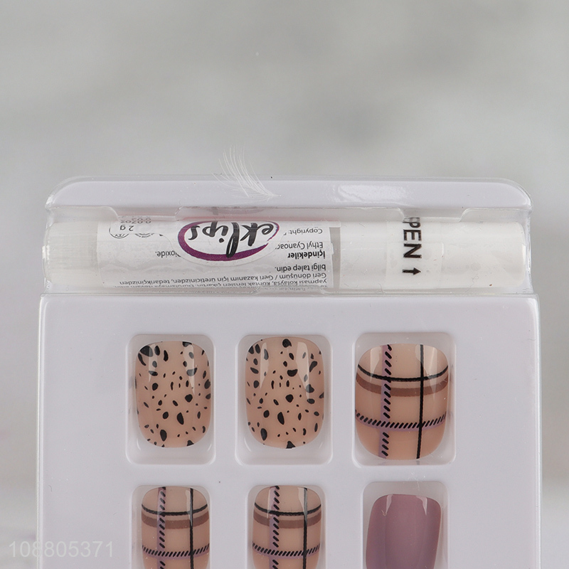 New arrival women natural fake nail for nail decoration