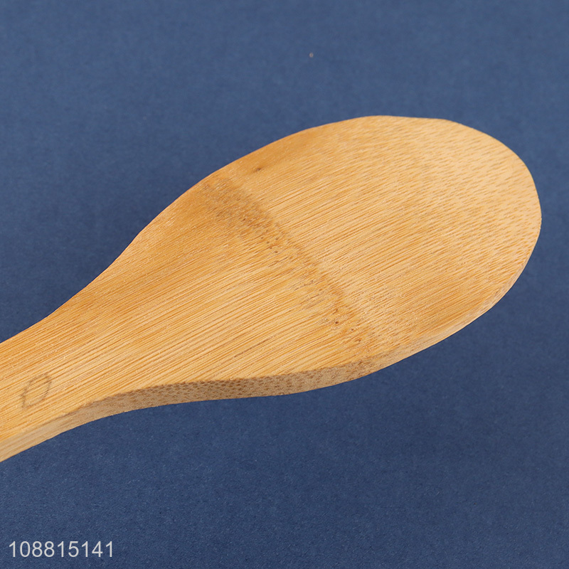 Wholesale natural bamboo cooking spoon kitchen cooking utensils