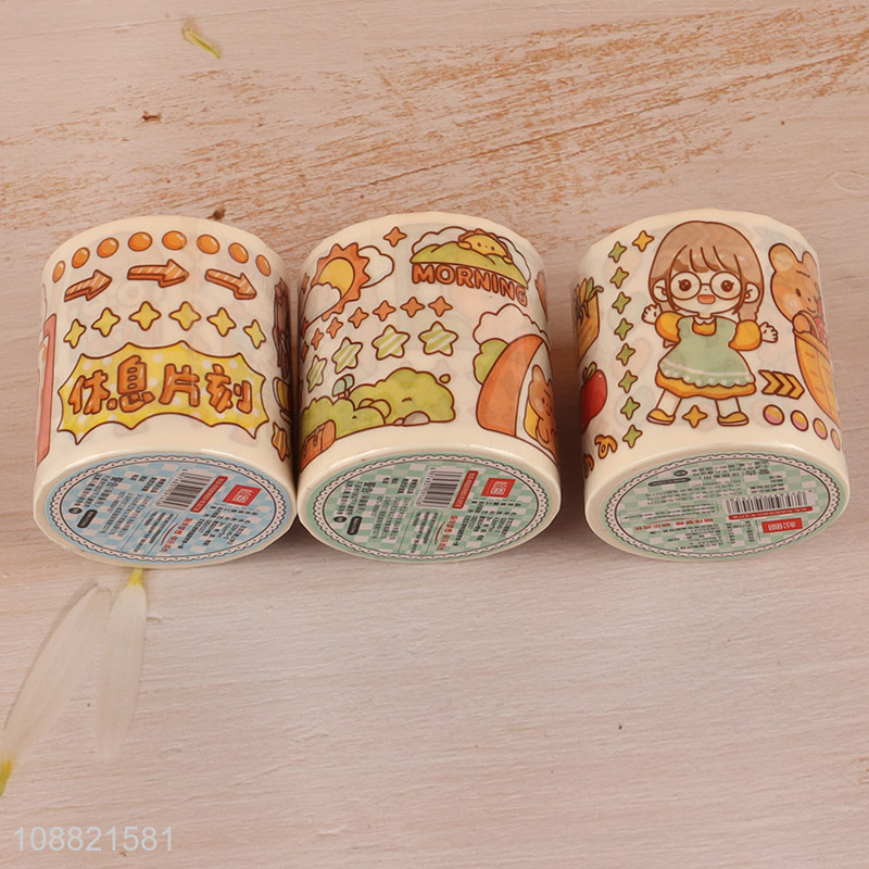 Factory price kawaii washi paper tape for scrapbook supplies