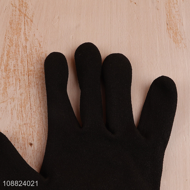 Wholesale nitrile coated wear resistant gardening gloves dipping gloves