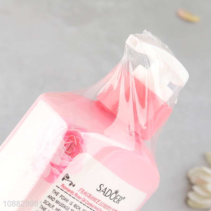 High quality rose oil control anti-dandruff fragrance shampoo