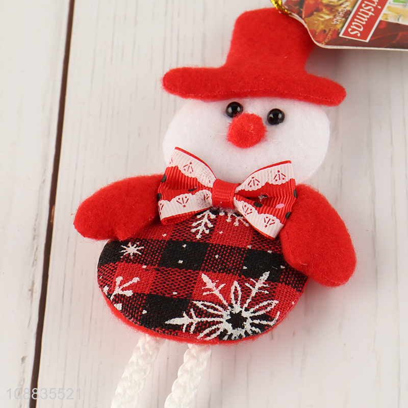 Top sale snowman shaped christmas hanging ornaments wholesale