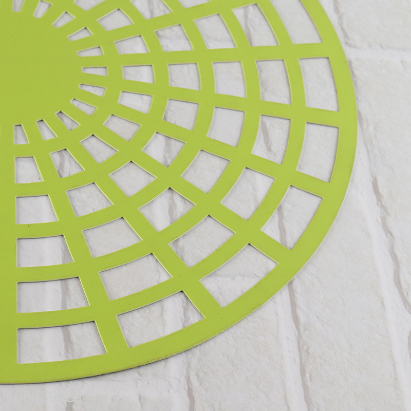 Popular products round hollow pvc dinner mat place mat