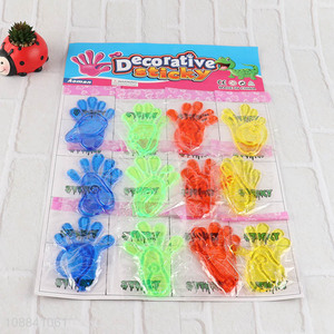 Factory Supply 12 Pieces Strechy Sticky Toy Sticky Hands