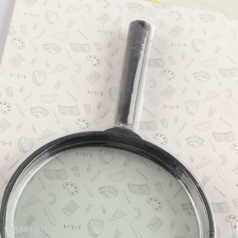 Wholesale 100mm handheld magnifying glass for seniors kids reading