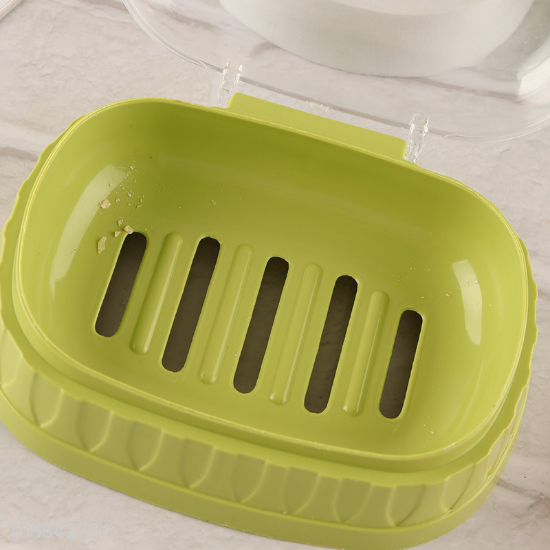 Factory Price Plastic Soap Holder Drainage Soap Dish Tray