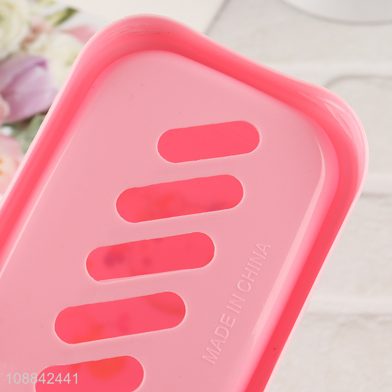 High Quality Portable Travel Plastic Soap Holder with Lid