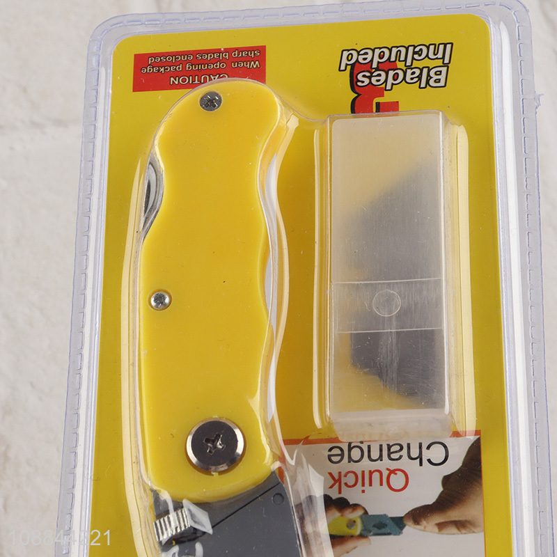 High Quality Heavy Duty Folding Utility Knife Box Cutter