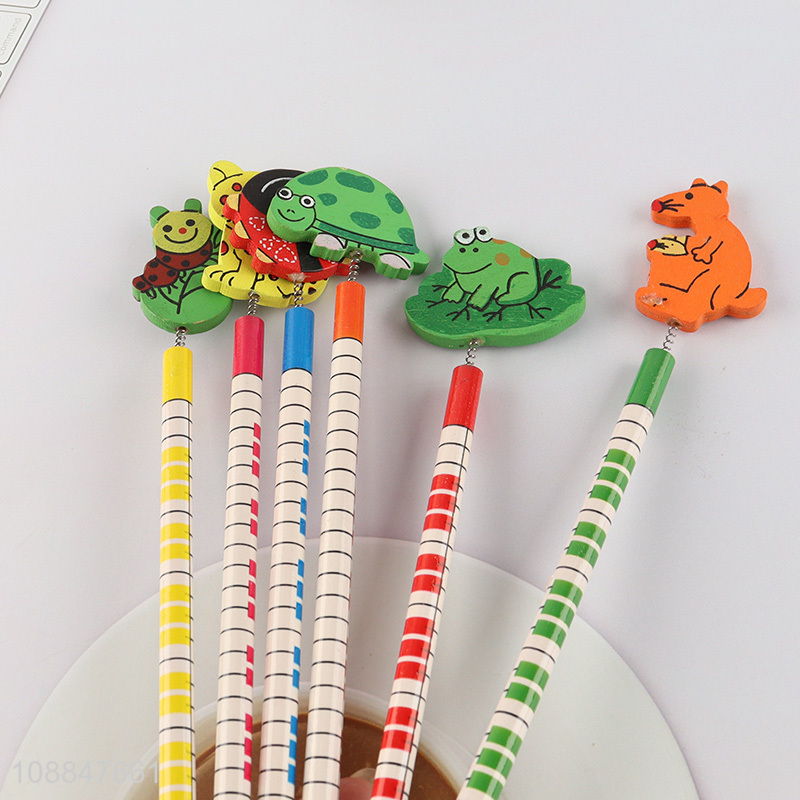 Good Quality Cartoon Wooden Pencils for School Office