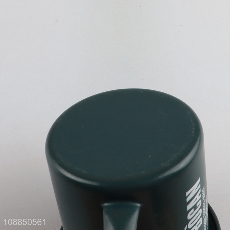 Yiwu market enamel water cup water mug with handle