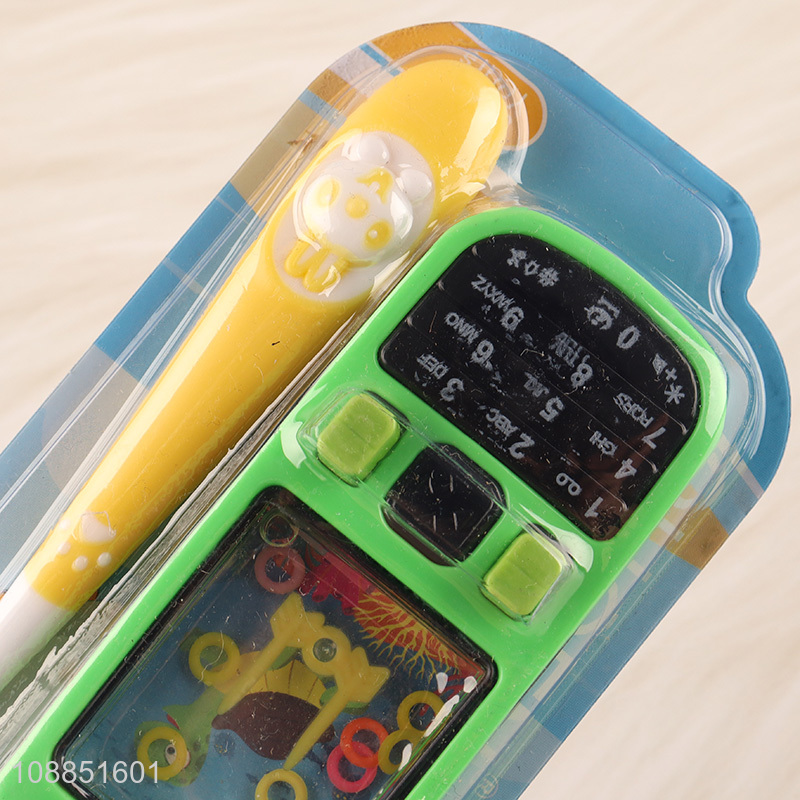 New product soft bristle kids toothbrush with cell phone toy