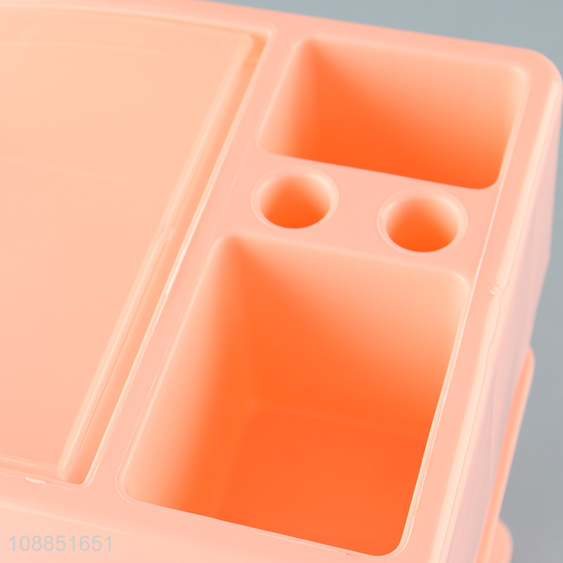 New product multi-function plastic storage drawer desktop organizer
