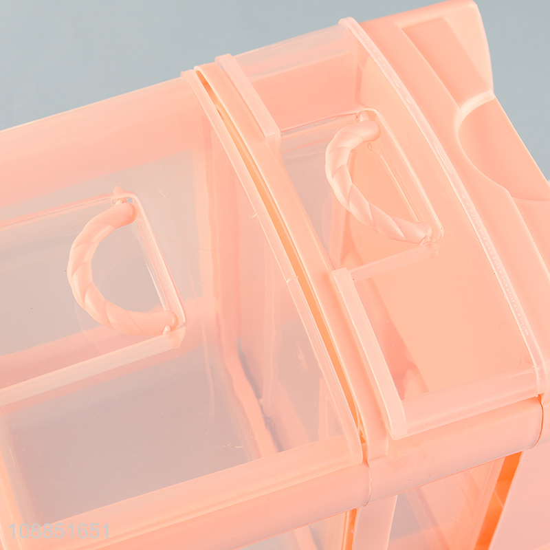New product multi-function plastic storage drawer desktop organizer