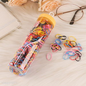 Wholesale 220pcs multicolor elastic hair bands rubber bands for kids