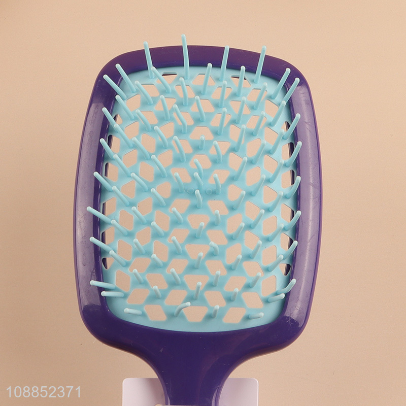 Top selling anti-static hollow massage hair comb wholesale