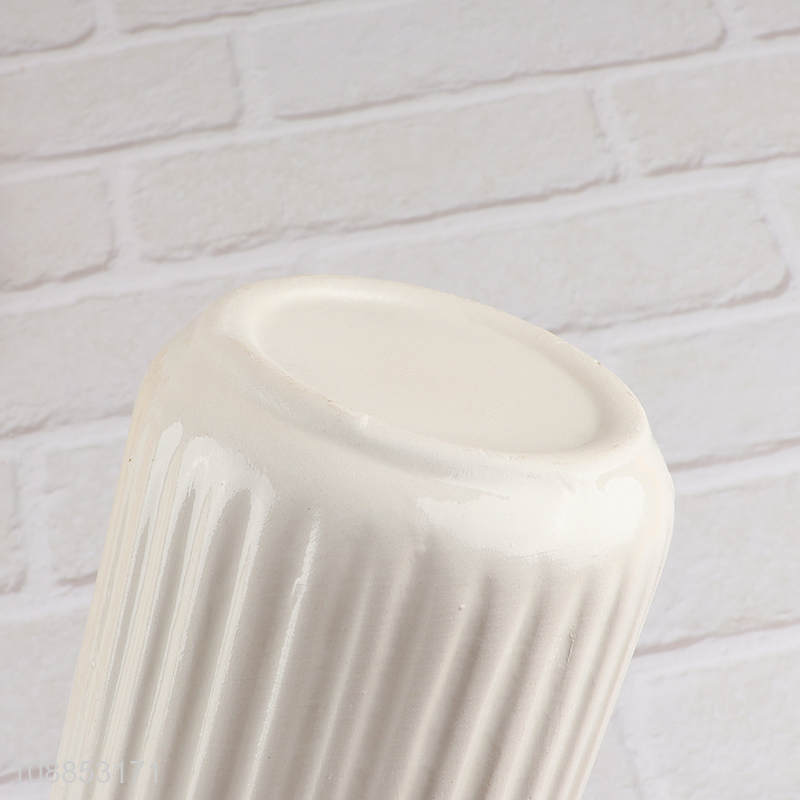 New arrival white ceramic mouthwash cup for bathroom accessories