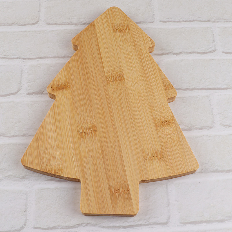 China products xmas tree shaped bamboo chopping blocks for sale