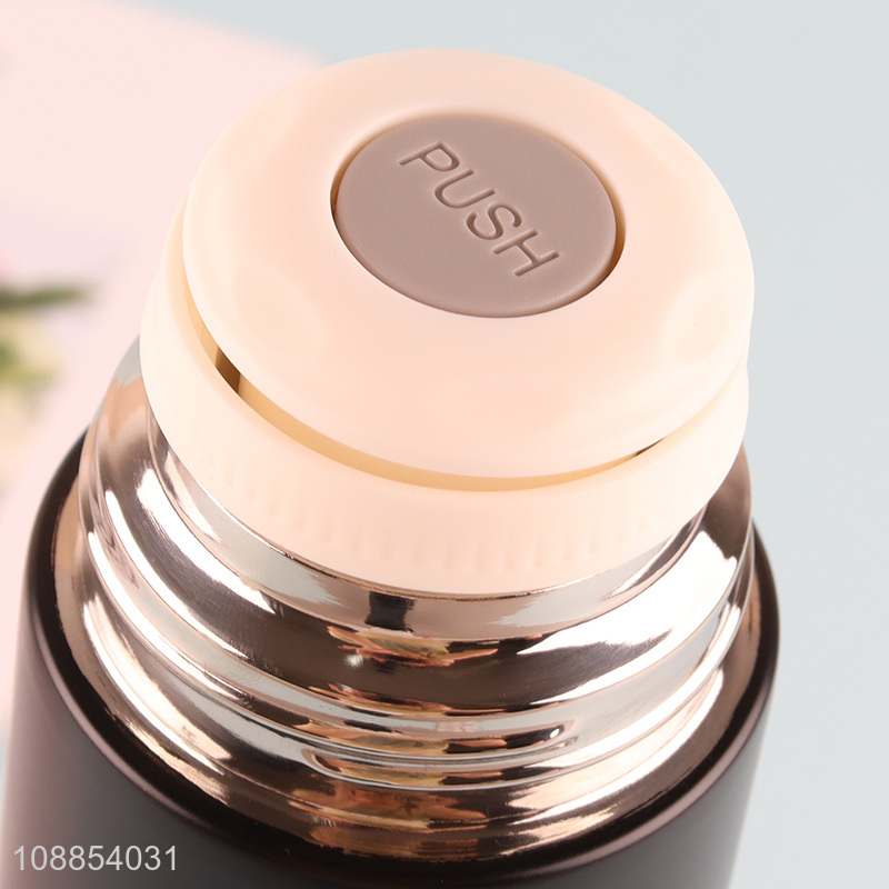 Wholesale 500ml  portable spill-proof lid stainless steel double wall insulated water bottle