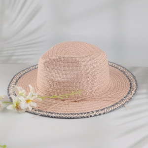 Most popular fashionable ladies outdoor beach hat straw hat