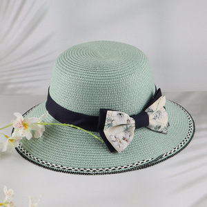 Good quality summer outdoor straw hat beach hat for ladies