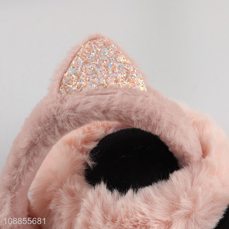 Hot items pink cute girls winter warm earmuffs