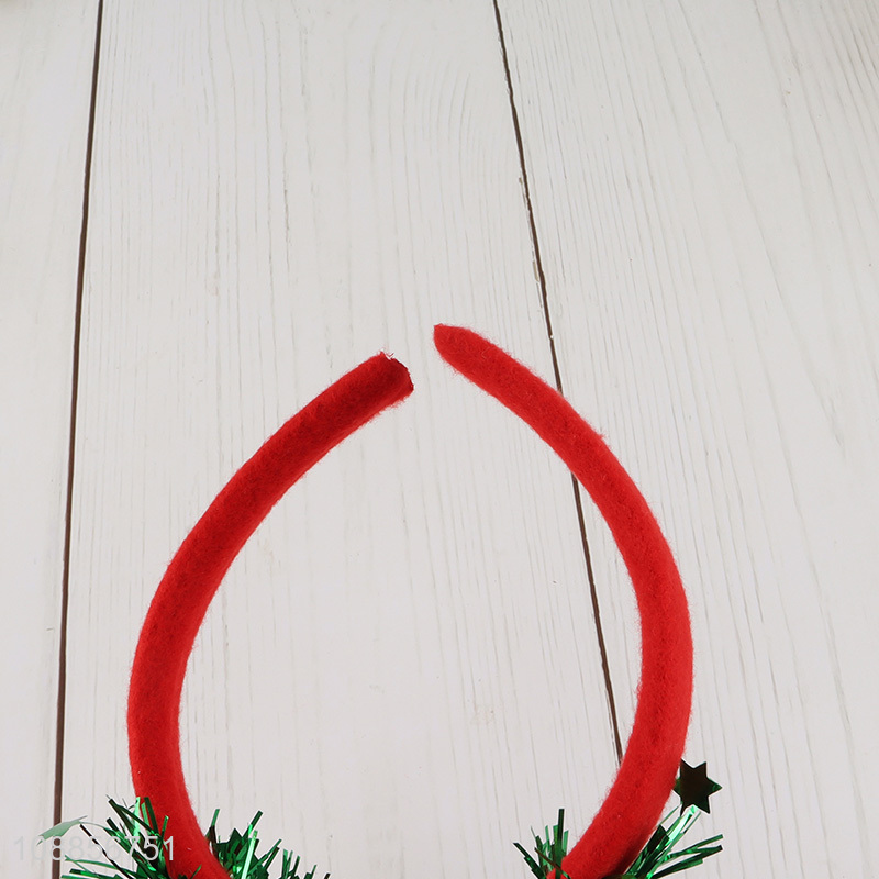 Popular products elk christmas hair hoop for party supplies