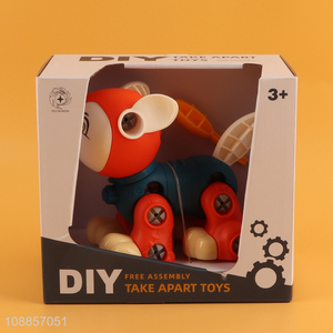 New arrival fox shaped kids free assembly take apart diy toys