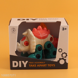 Latest products dinosaur diy free assembly take apart toys for kids