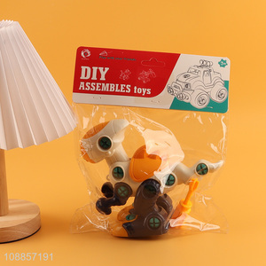 Top sale diy dinosaur free assembly take apart toys