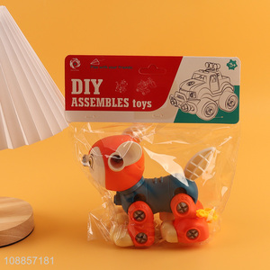 China products fox shaped diy free assembly take apart toys
