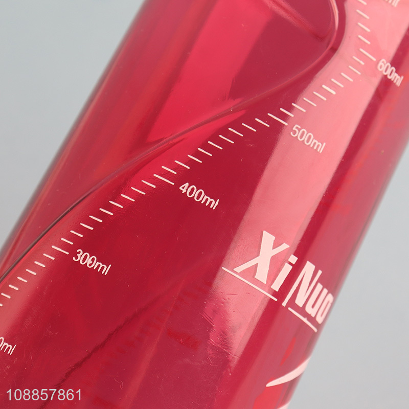 Wholesale 660ML Leakproof Plastic Sports Water Bottle with Handle
