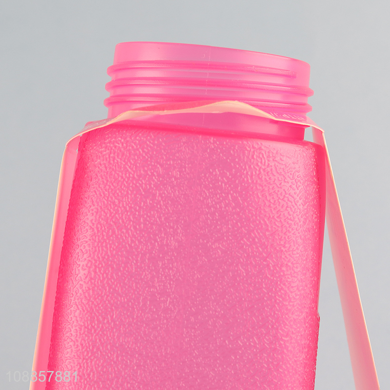 China Imports Durable BPA Free Plastic Water Bottle with Flip Straw