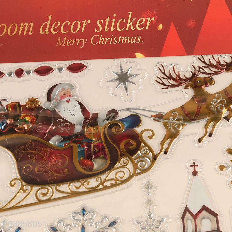 High quality Christmas wall stickers for living room decoration