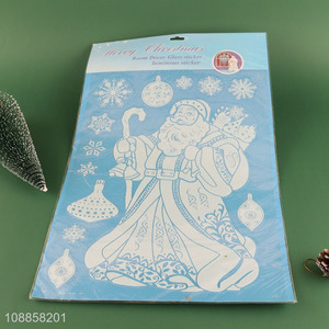 Factory supply luminous Christmas window stickers for glass window