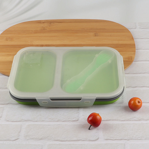 Hot items silicone leak proof food container lunch box