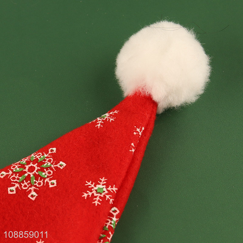 New Product Unisex Snowflake Santa Hat Christmas Party Supplies